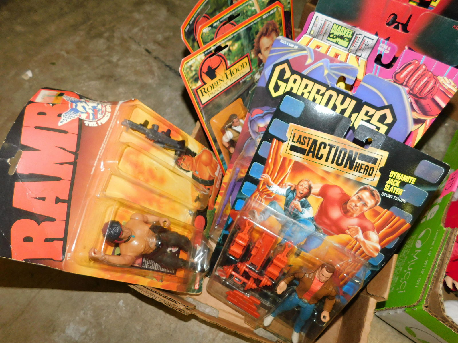 Box Lot of Mixed Carded Figures (1 of 1)