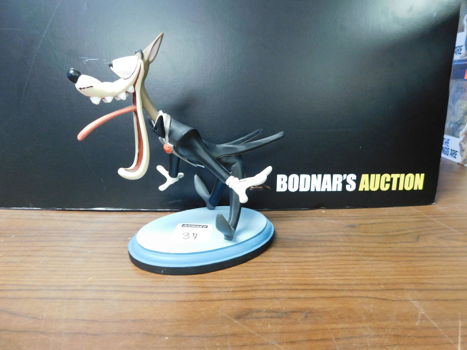 Screwball Sculptures "Oh Baby" Maquette: Screwball Sculptures Classic Cartoons "Oh Baby" maquette, sculpted by Kent Melton. Has a chip and minor paint loss to the leg. Measures approx. 8 1/2" tall x 8" wide. You are bidding at a live sale, p