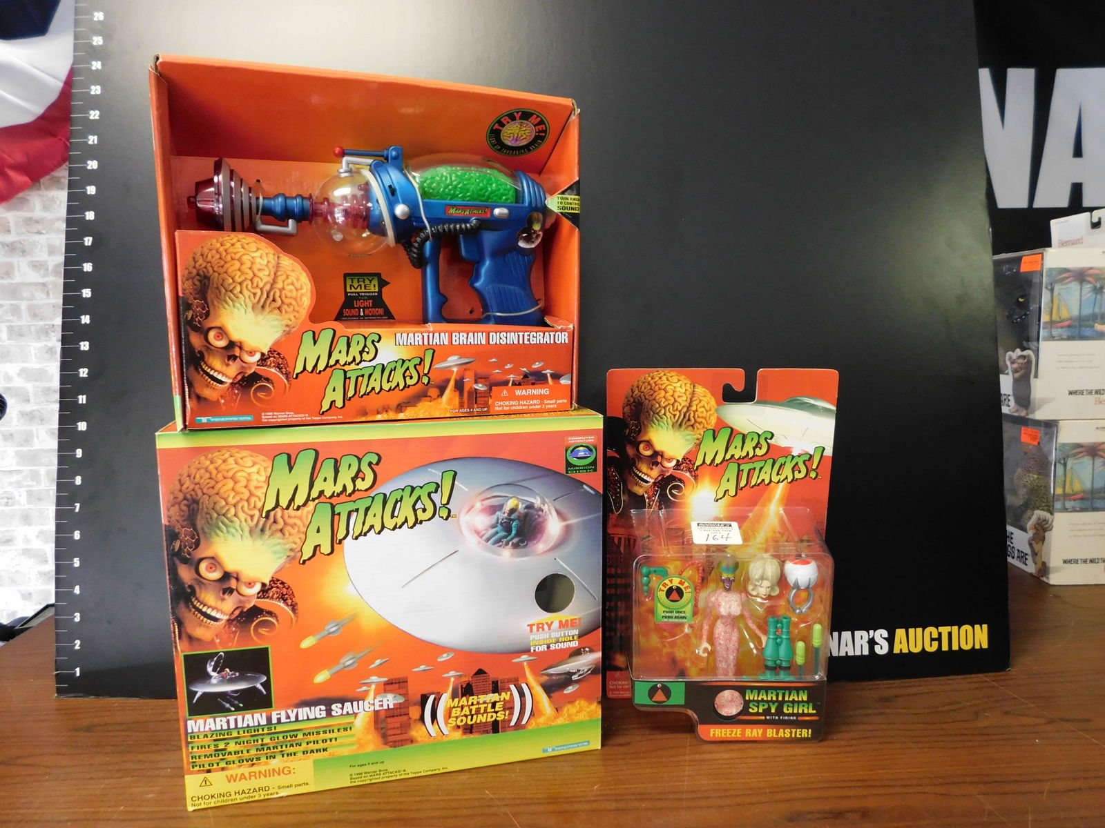 3 Mars Attacks Items 4 Zoids by Hasbro including (1 of 4)