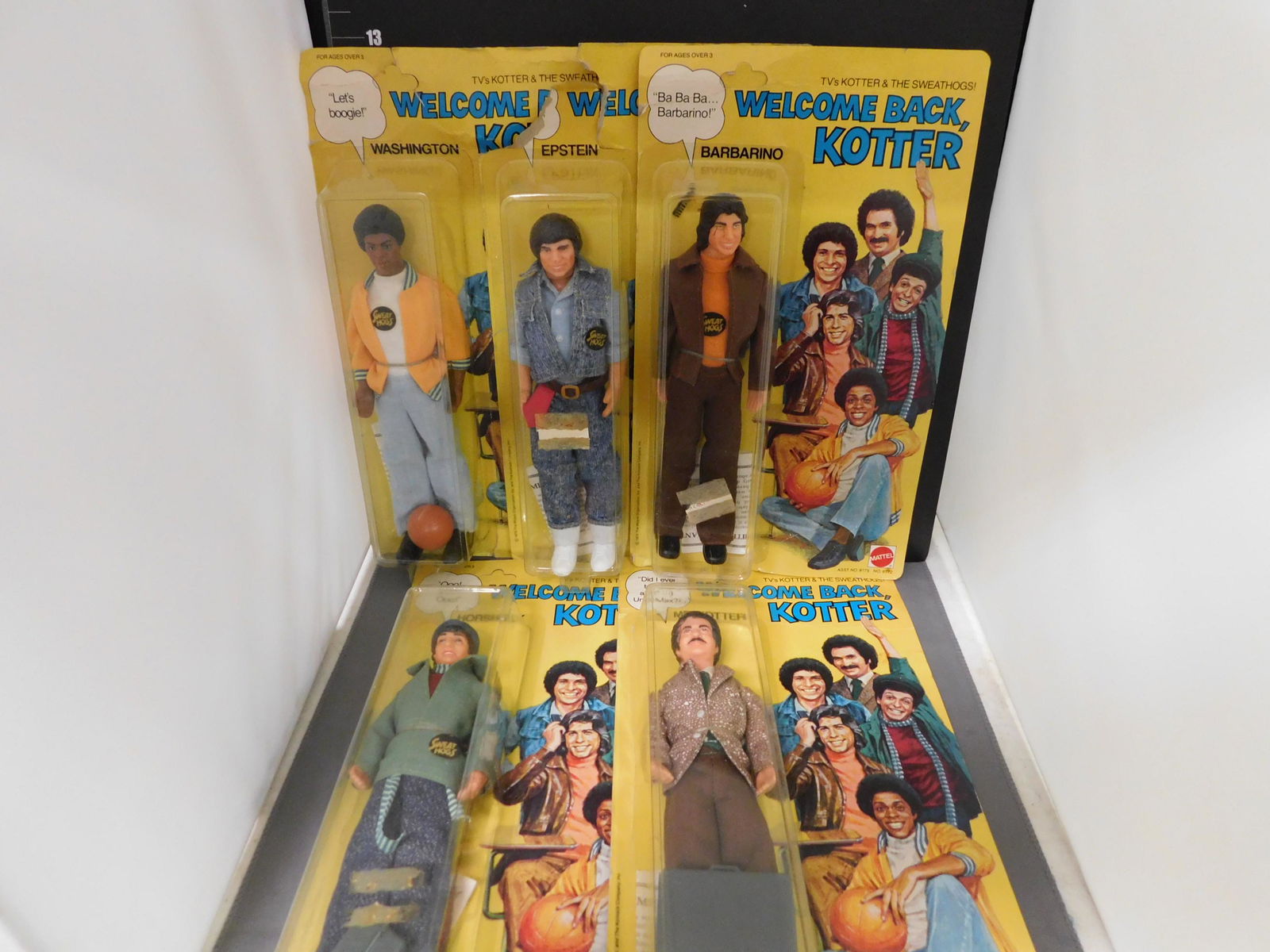 Lot of 5 Welcome Back Kotter Figures on Card (1 of 4)