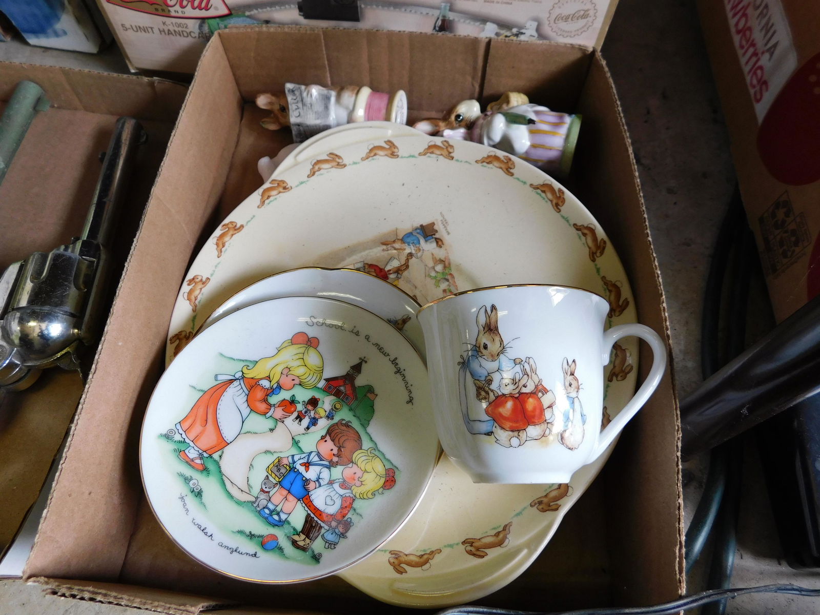 Box Lot of Bunnykins: Box Lot of Bunnykins. You are bidding at a live sale. Please read the terms and conditions. This sale will be broadcast live on sale day with full descriptions of each lot being sold, as well as video