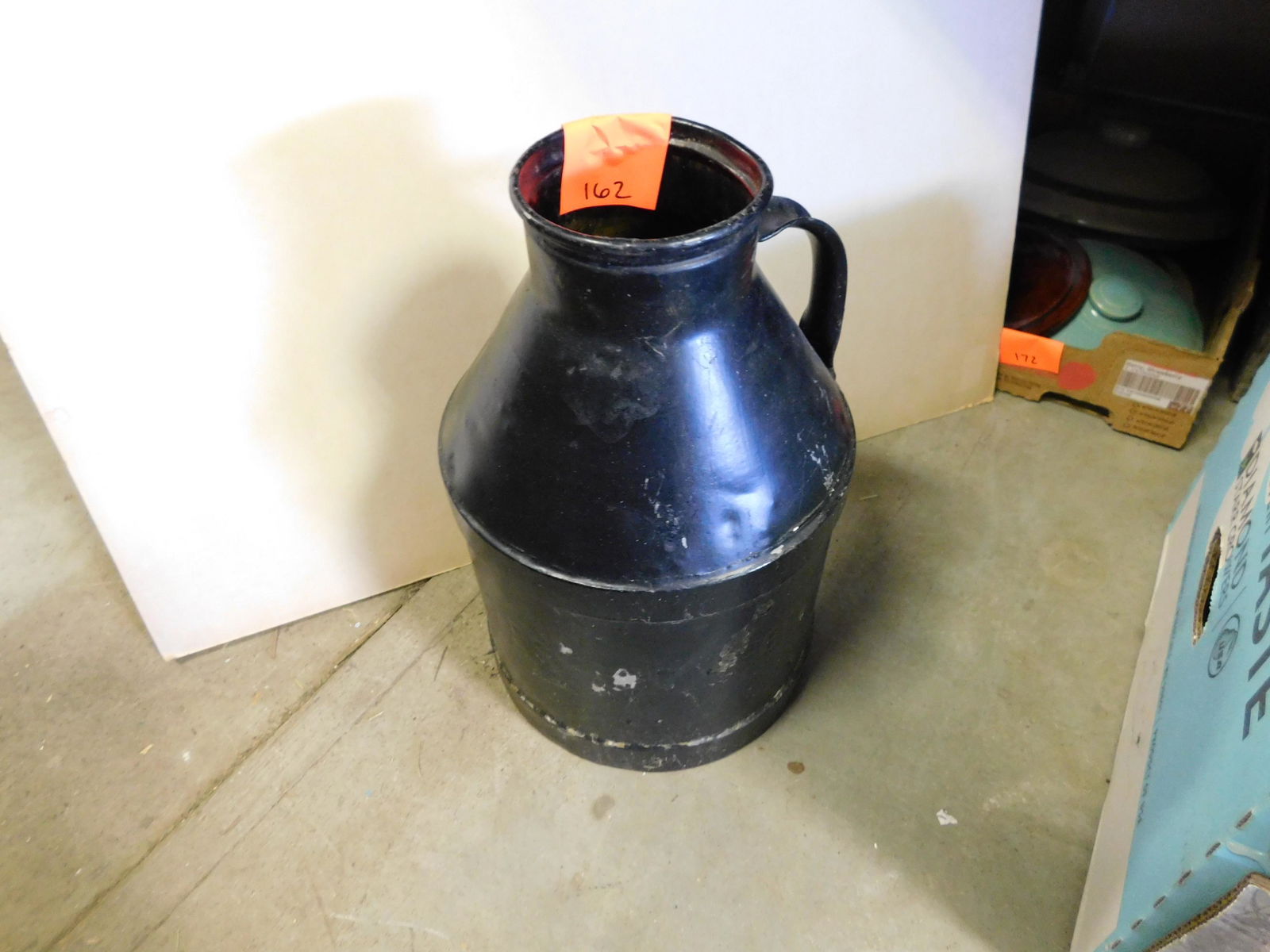 Vintage Milk Can: Vintage Milk Can. You are bidding at a live sale. Please read the terms and conditions. This sale will be broadcast live on sale day with full descriptions of each lot being sold, as well as video fee