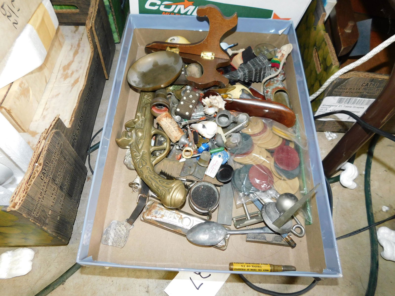 Box Lot of Hidden Treasures: Box Lot of Hidden Treasures. You are bidding at a live sale. Please read the terms and conditions. This sale will be broadcast live on sale day with full descriptions of each lot being sold, as well a