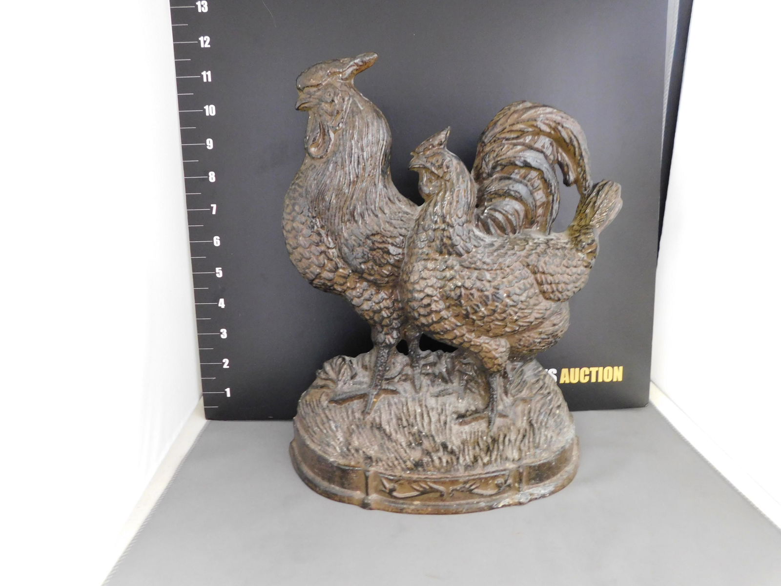 Cast Iron Rooster Doorstop (1 of 3)