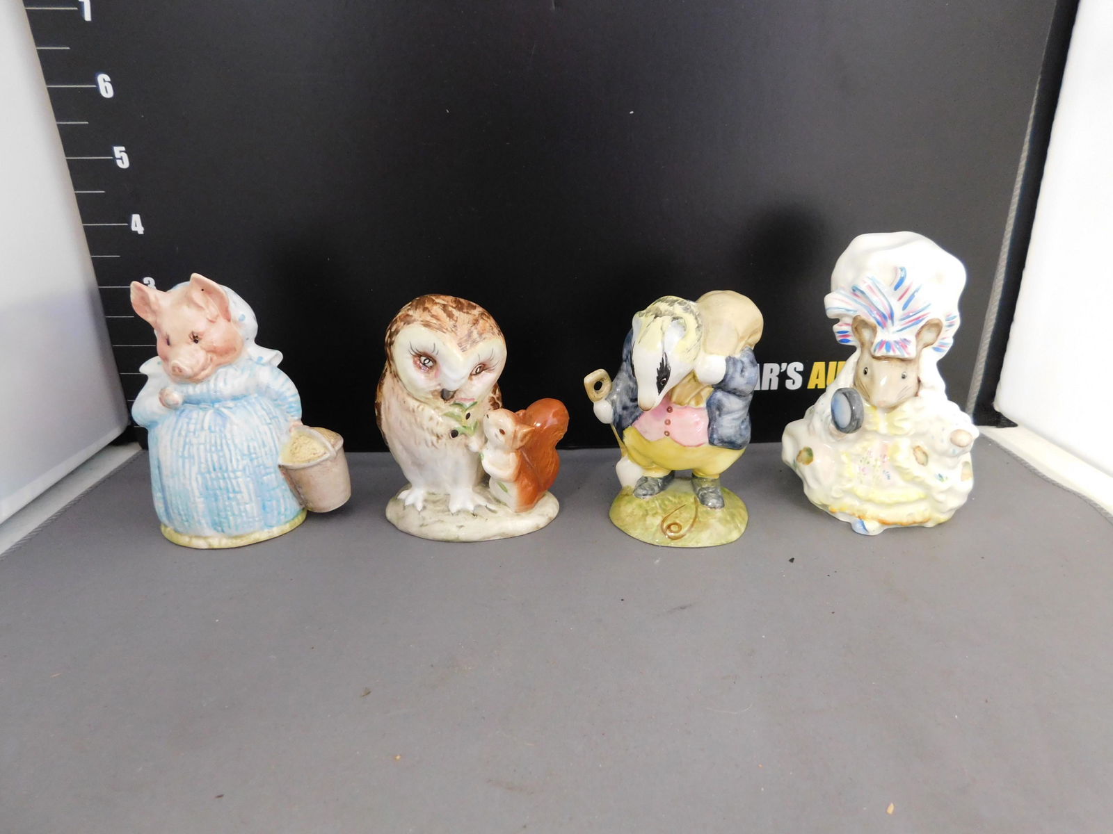 Lot of 4 Beatrix Potter Figurines (1 of 3)