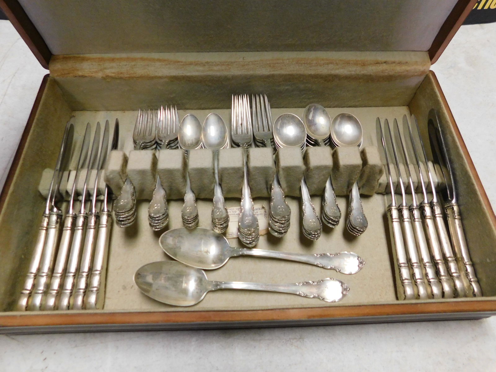 62 Piece Lunt Sterling Silver Flatware (1 of 5)