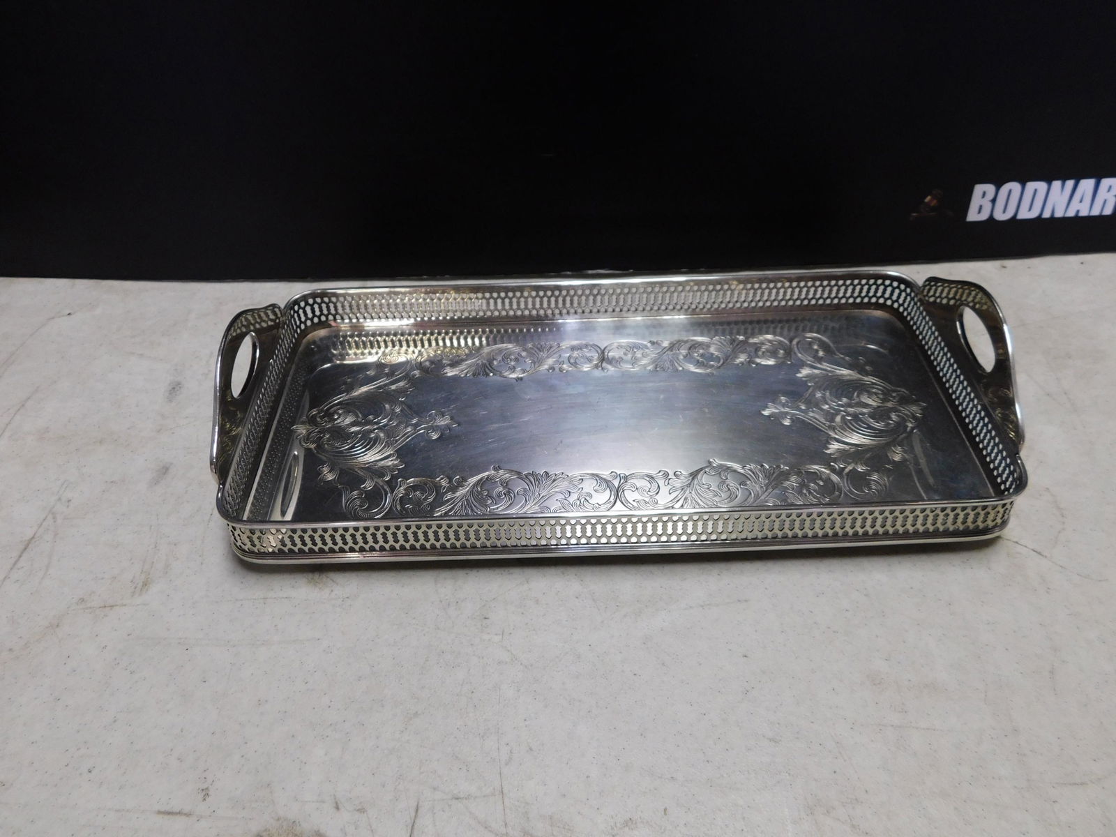 Superfine EPC Silver-plated Handled Tray (1 of 3)