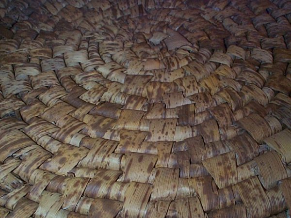 20th Century hand woven tray made of straw, wrappe - 3