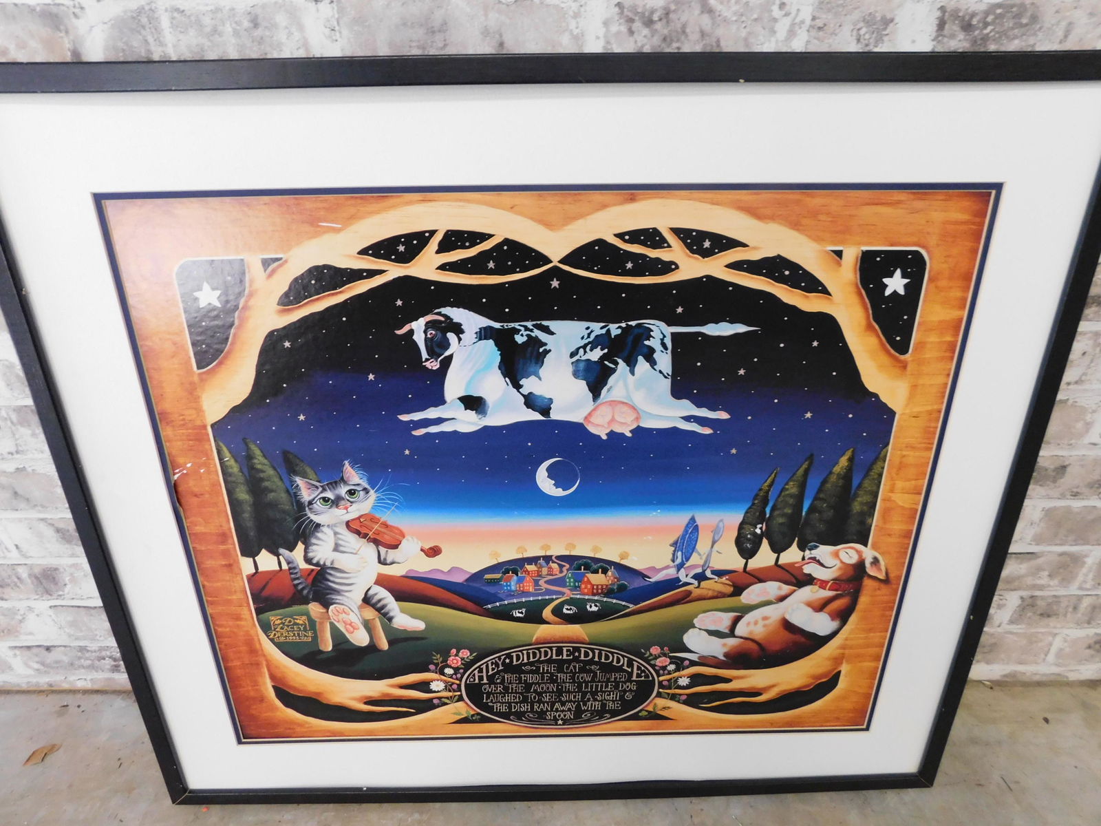 Framed Nursery Rhyme Print (1 of 3)