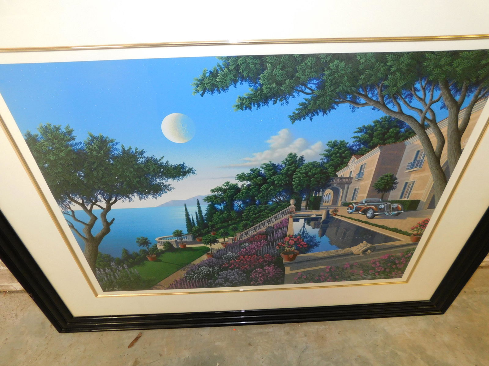 Framed Serigraph "Villa Capulet" (1 of 4)