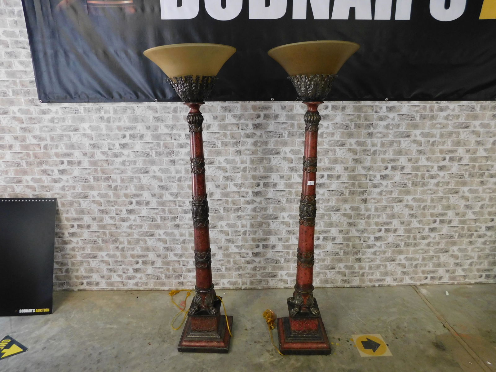 Pair of Decorative Torchiere Lamps (1 of 5)