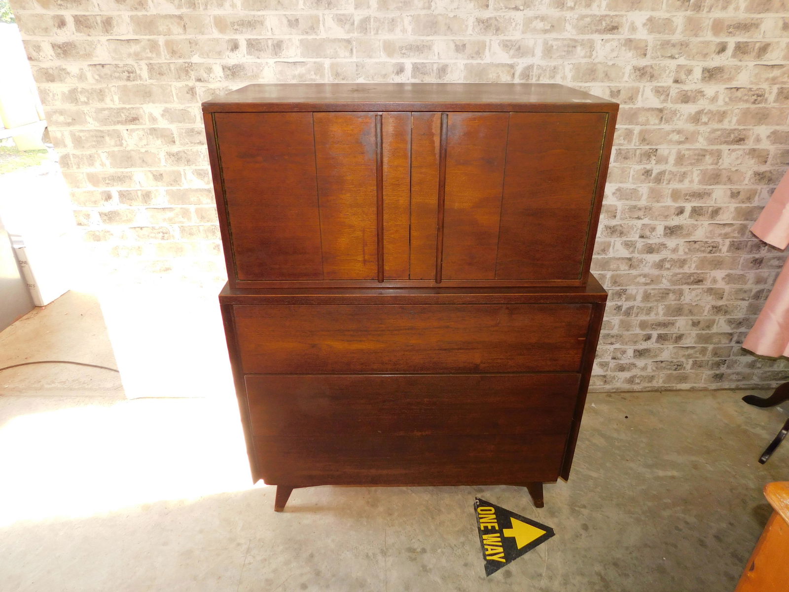 Lot of 2 Danish Modern Dressers by John Stuart (1 of 10)