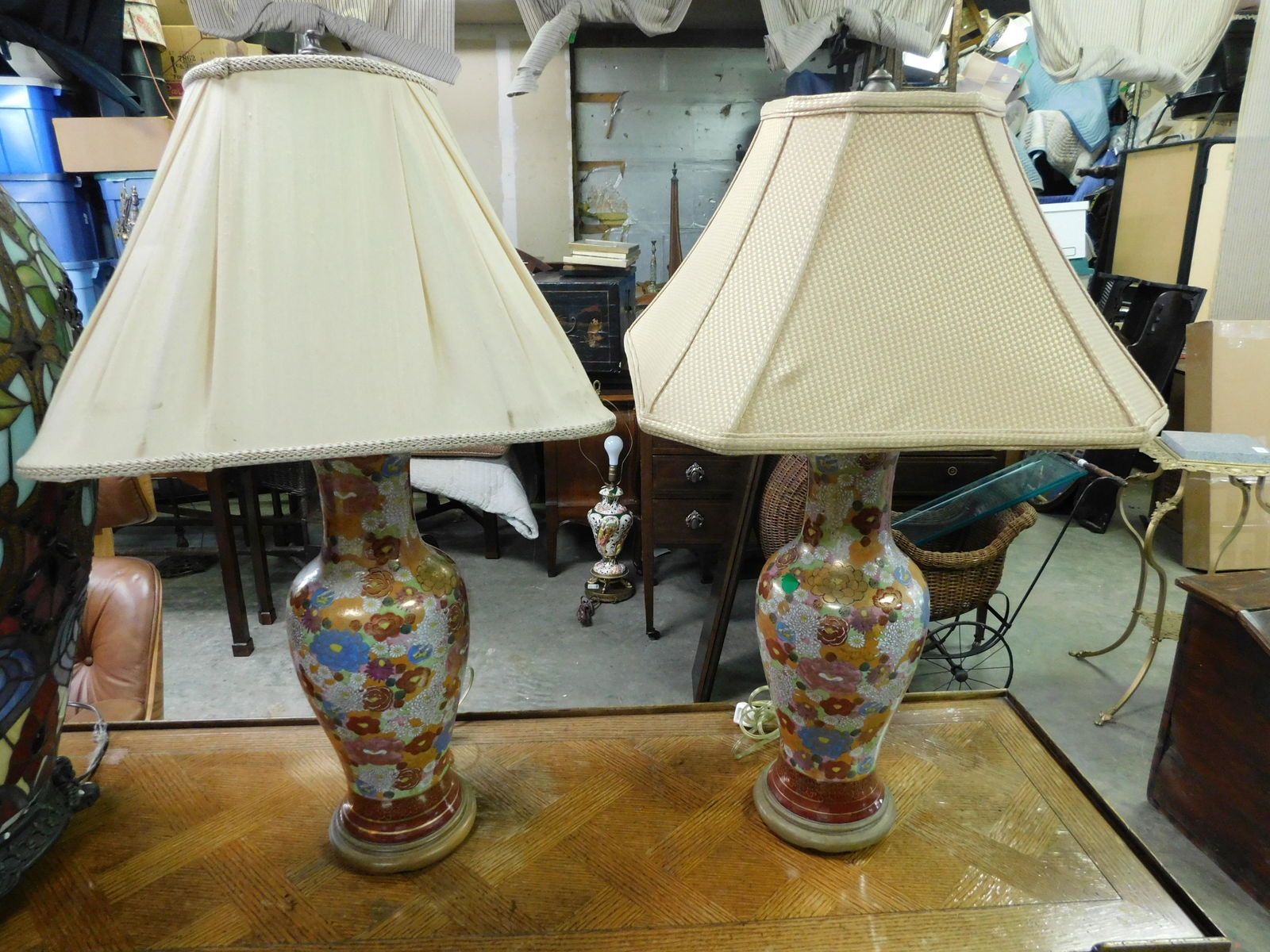 Pair of Decorative Asian Lamps (1 of 7)