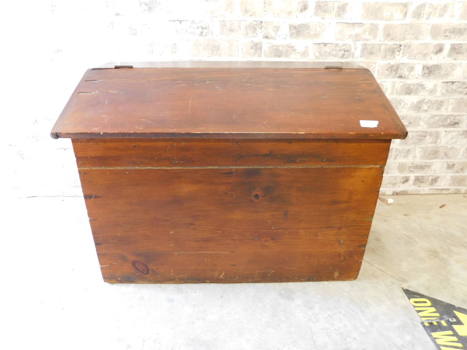 Country Pine Slant Front Bin (1 of 4)