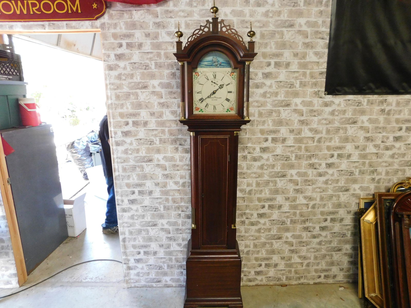 Aaron Willard Boston Tall Case Clock (1 of 6)