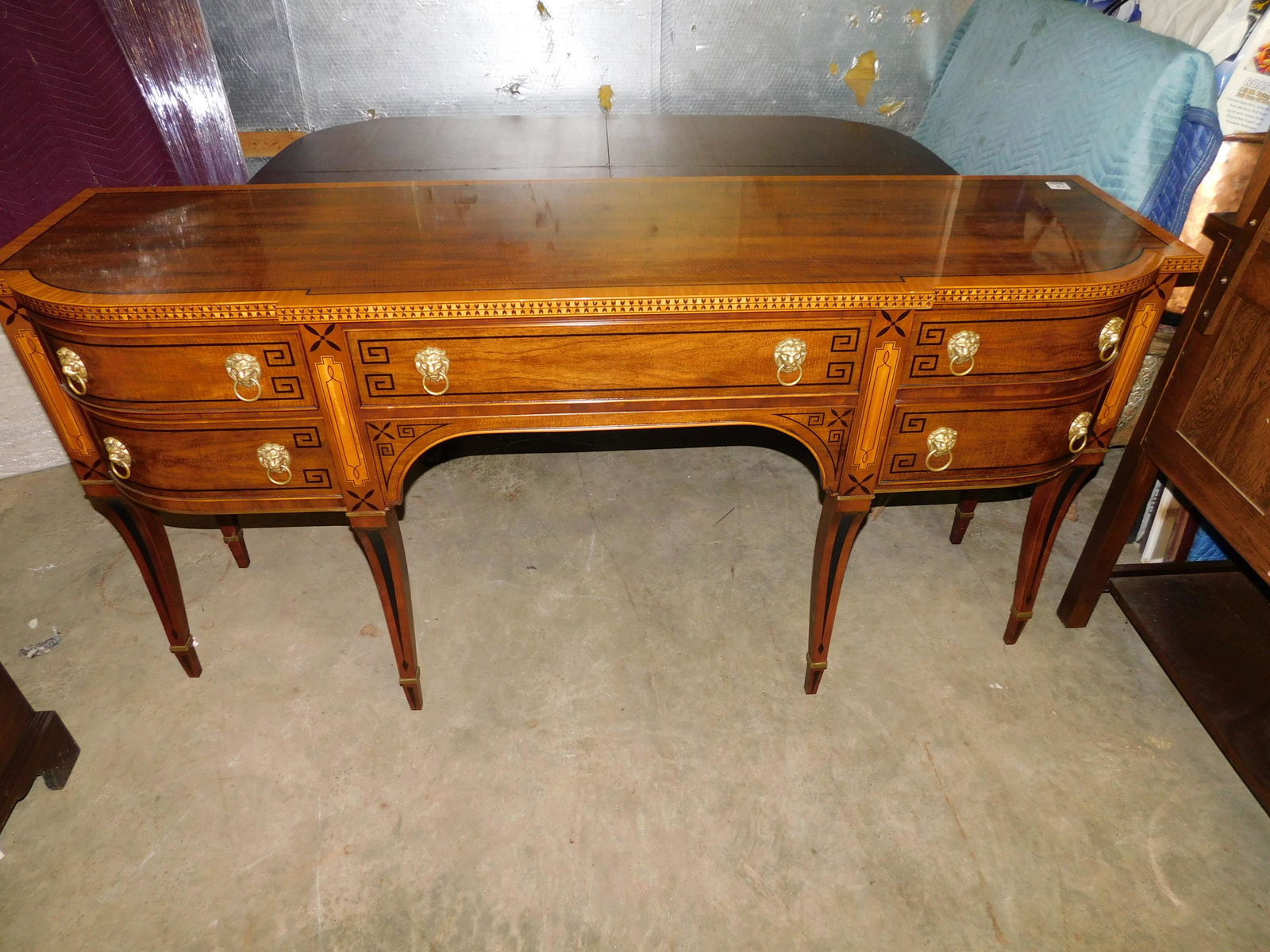 Paint Decorated Greenbaum Sideboard (1 of 4)