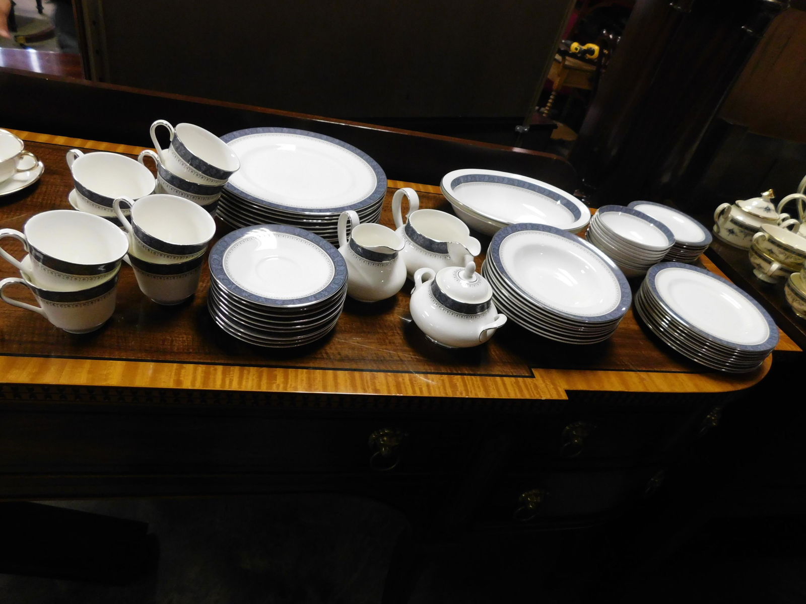 66 Piece Royal Doulton Sherebrooke Dinnerware (1 of 3)