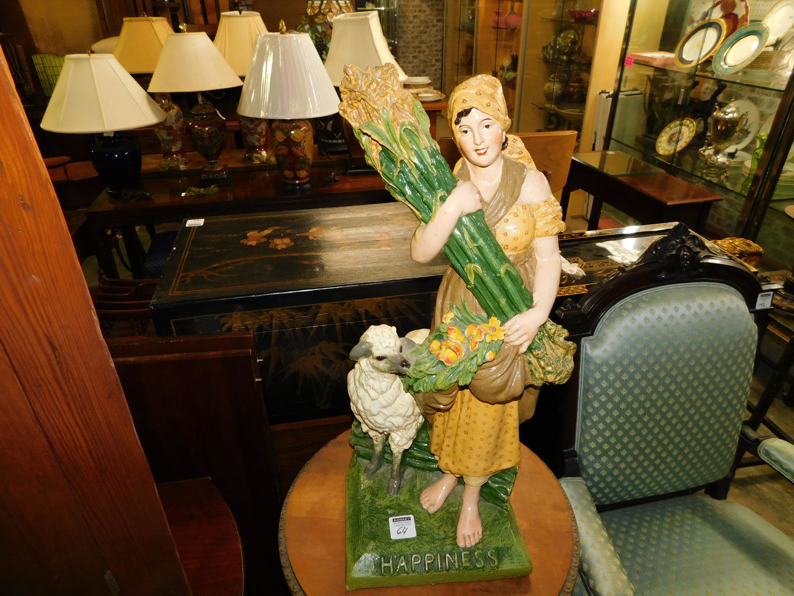 Chalk Statue Entitled "Happiness" (1 of 1)