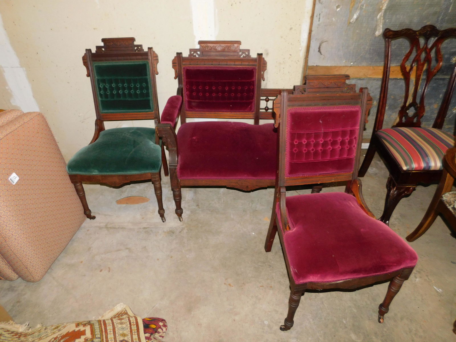 3 Piece Victorian Parlor Set (1 of 4)