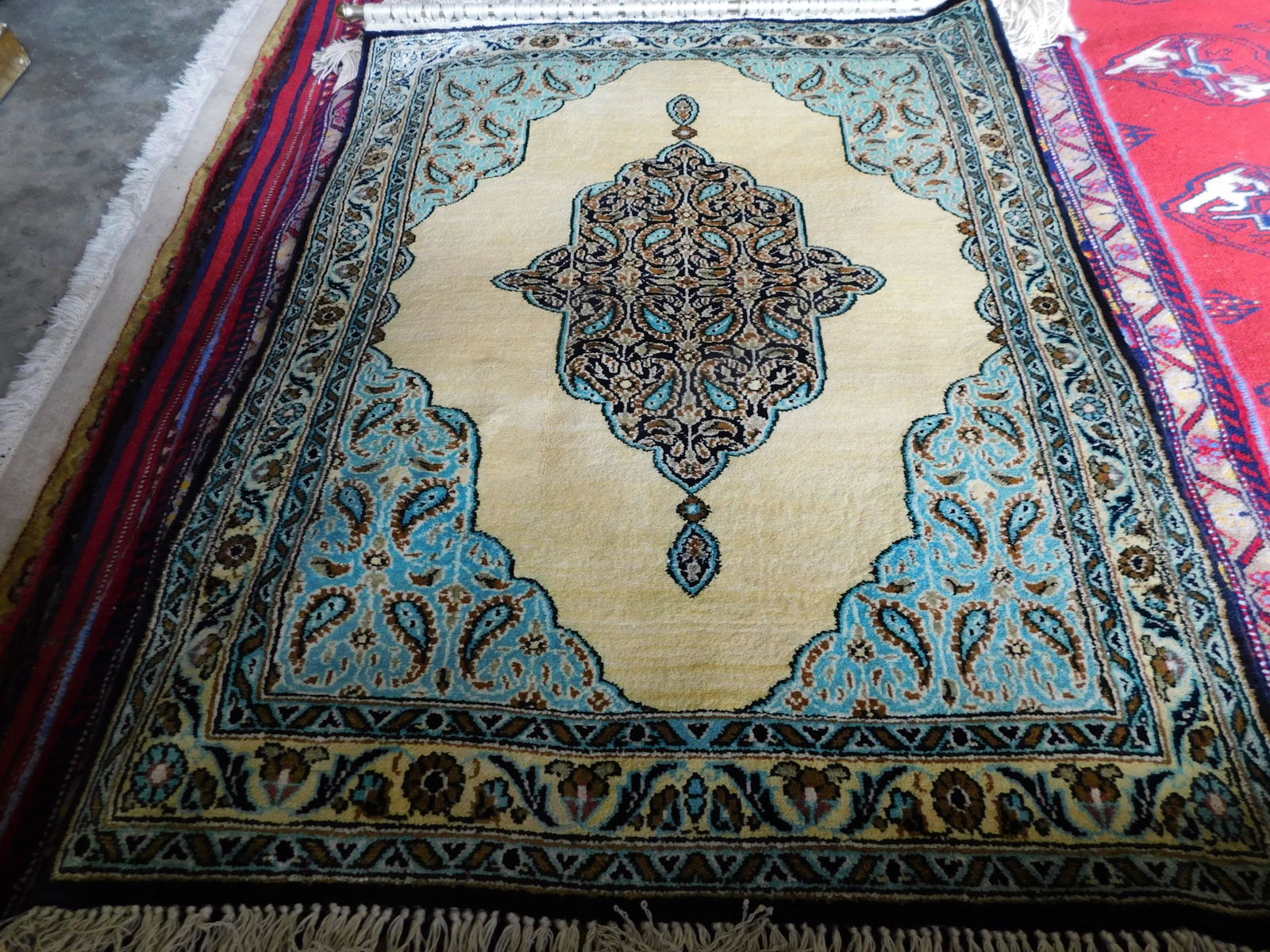 Oriental Vintage Kerman Handmade Rug (1 of 4)