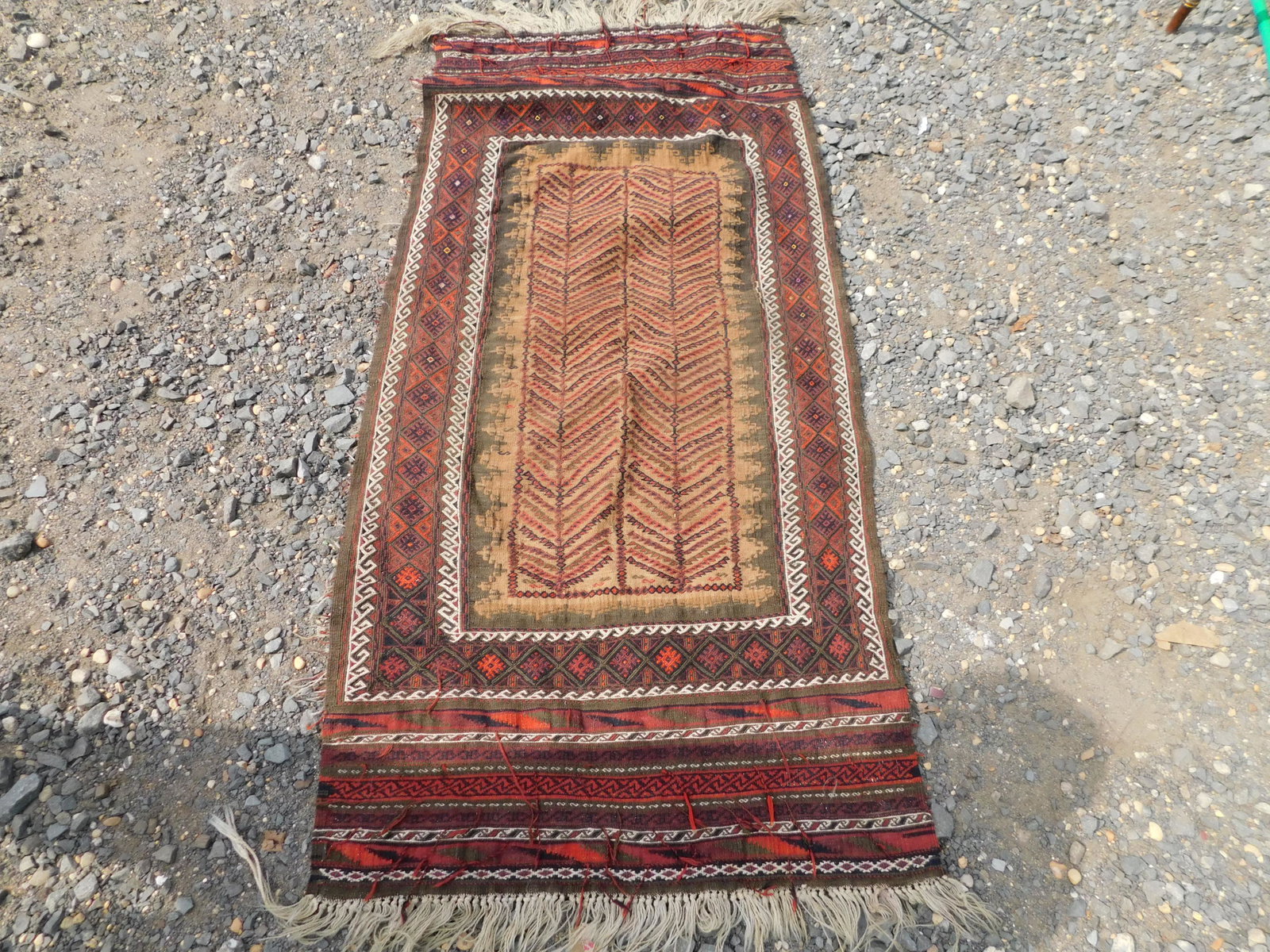 Semi Antique Prayer Rug (1 of 3)