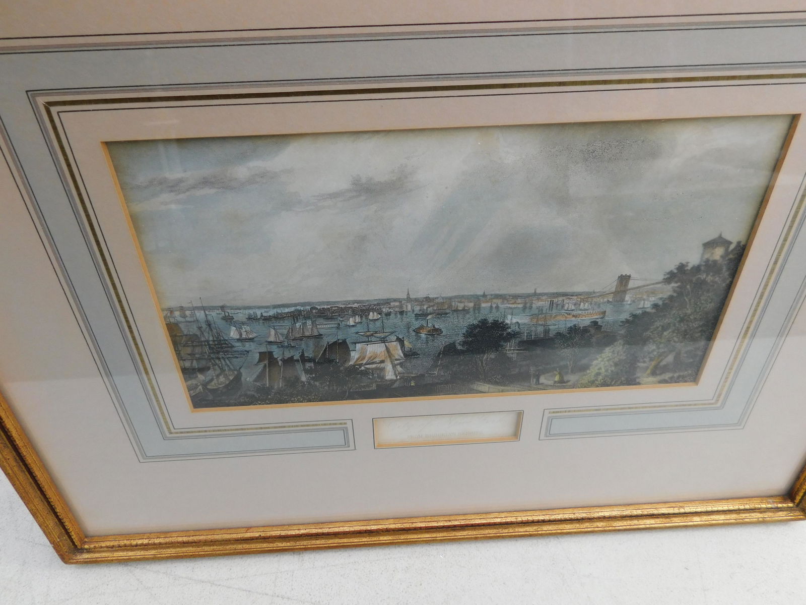 Framed Engraving City of NY (1 of 3)