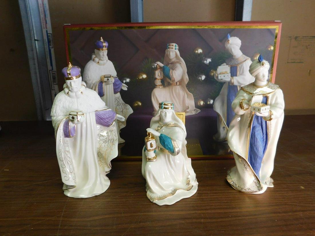 Lenox Nativity The Three Kings: Lenox for the Holidays First Blessing Nativity "The Three Kings" in Box. You are bidding at a live sale, please read the terms and conditions. We are offering contact-less pick ups at our South Brunsw