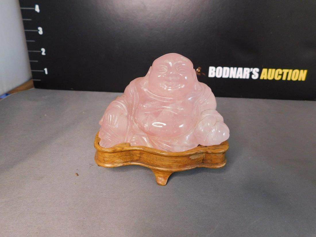 Polished Stone Buddha Statue: Polished Stone Buddha Statue. Measures 2" tall x 4" w. You are bidding at a live sale, please read the terms and conditions. We are offering contact-less pick ups at our South Brunswick location by AP