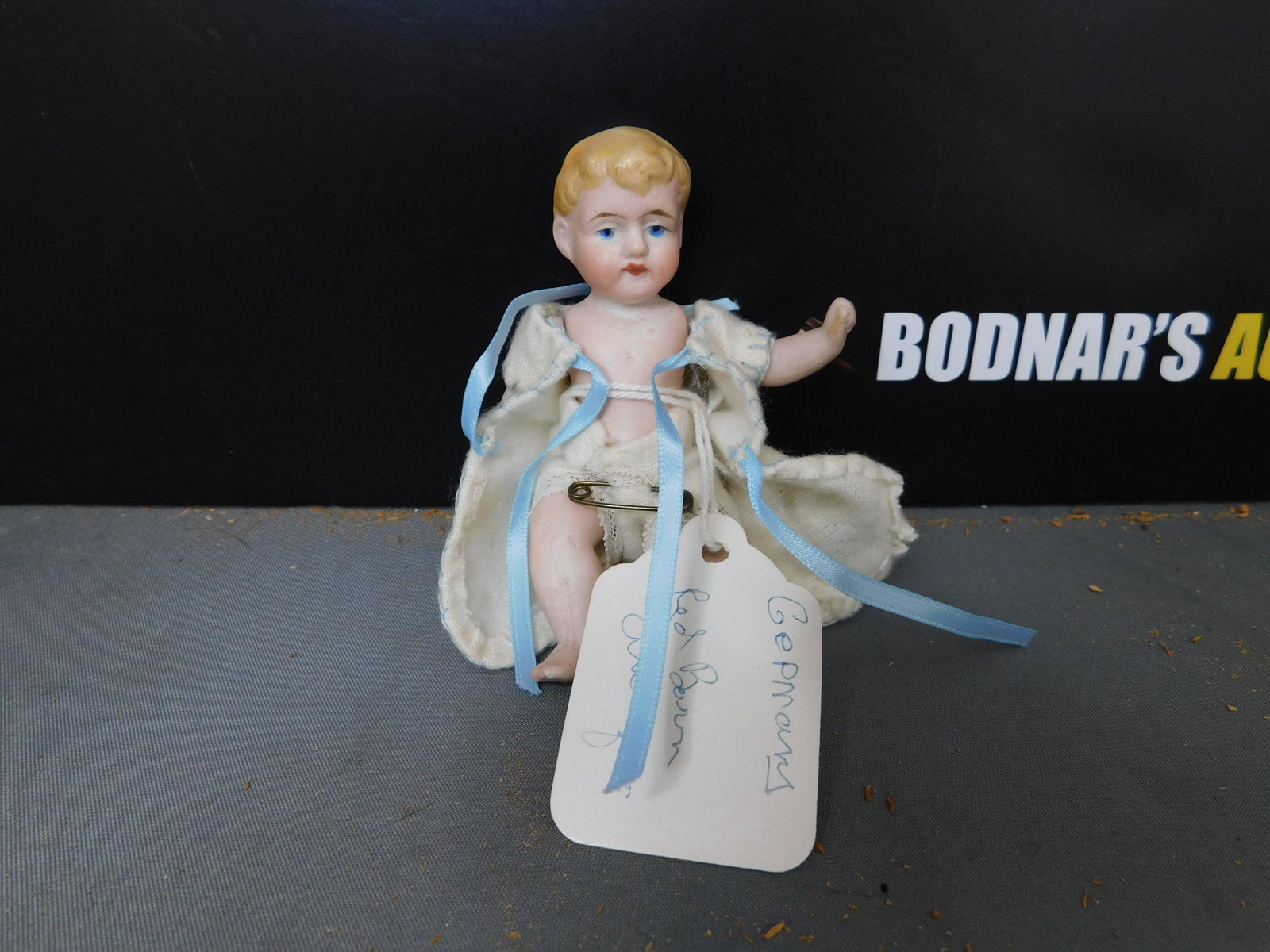 Miniature German Porcelain Boy Doll (1 of 3)