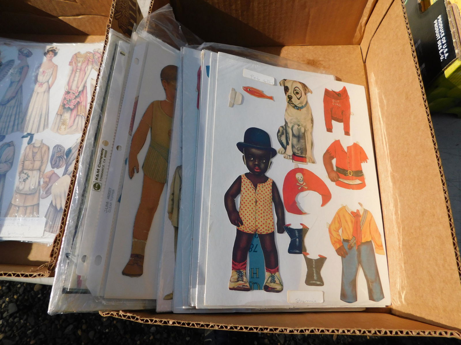 Large Lot of Matted Paper Dolls: Large Lot of Matted Paper Dolls. You are bidding at a live sale. Please read the terms and conditions. This sale will be broadcast live on sale day with full descriptions of each lot being sold, as we