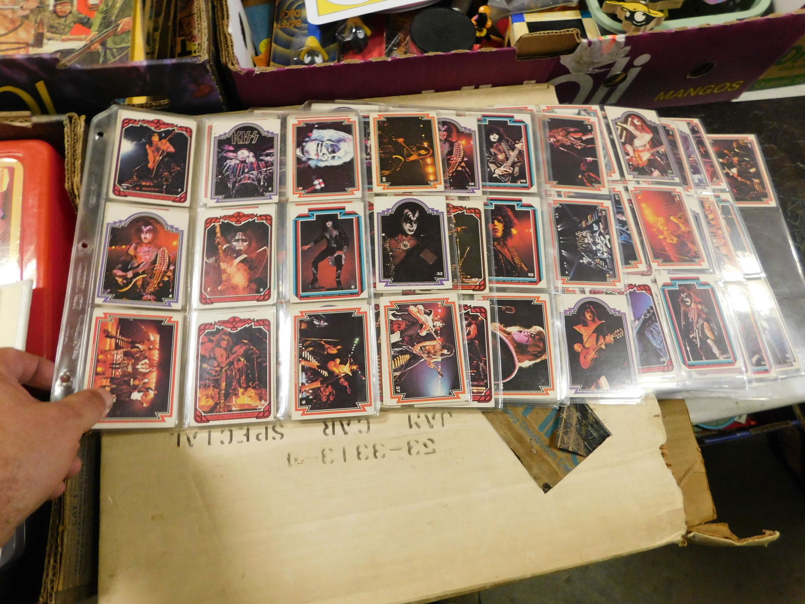 Lot of KISS Trading Cards: Lot of KISS Trading Cards. You are bidding at a live sale. Please read the terms and conditions. This sale will be broadcast live on sale day with full descriptions of each lot being sold, as well as