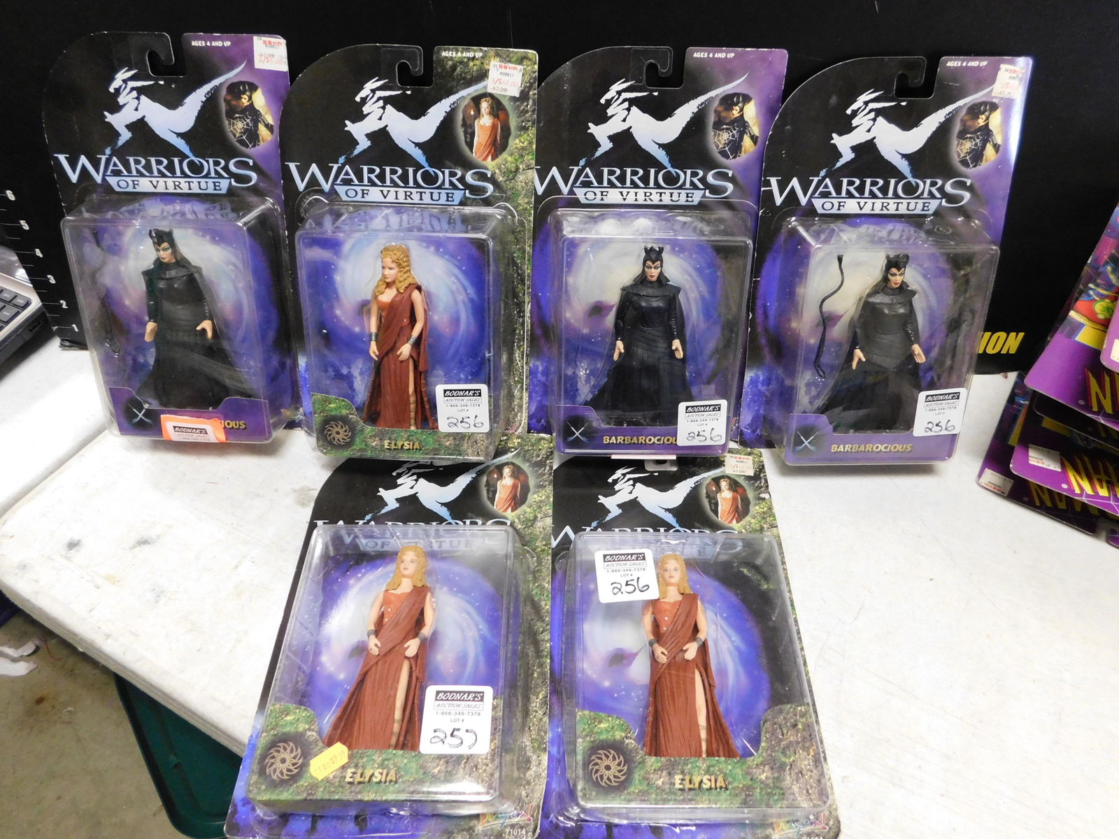 Lot of 6 Warriors of Virtue Action Figures: Lot of 6 Warriors of Virtue Action Figures. You are bidding at a live sale. Please read the terms and conditions. This sale will be broadcast live on sale day with full descriptions of each lot being