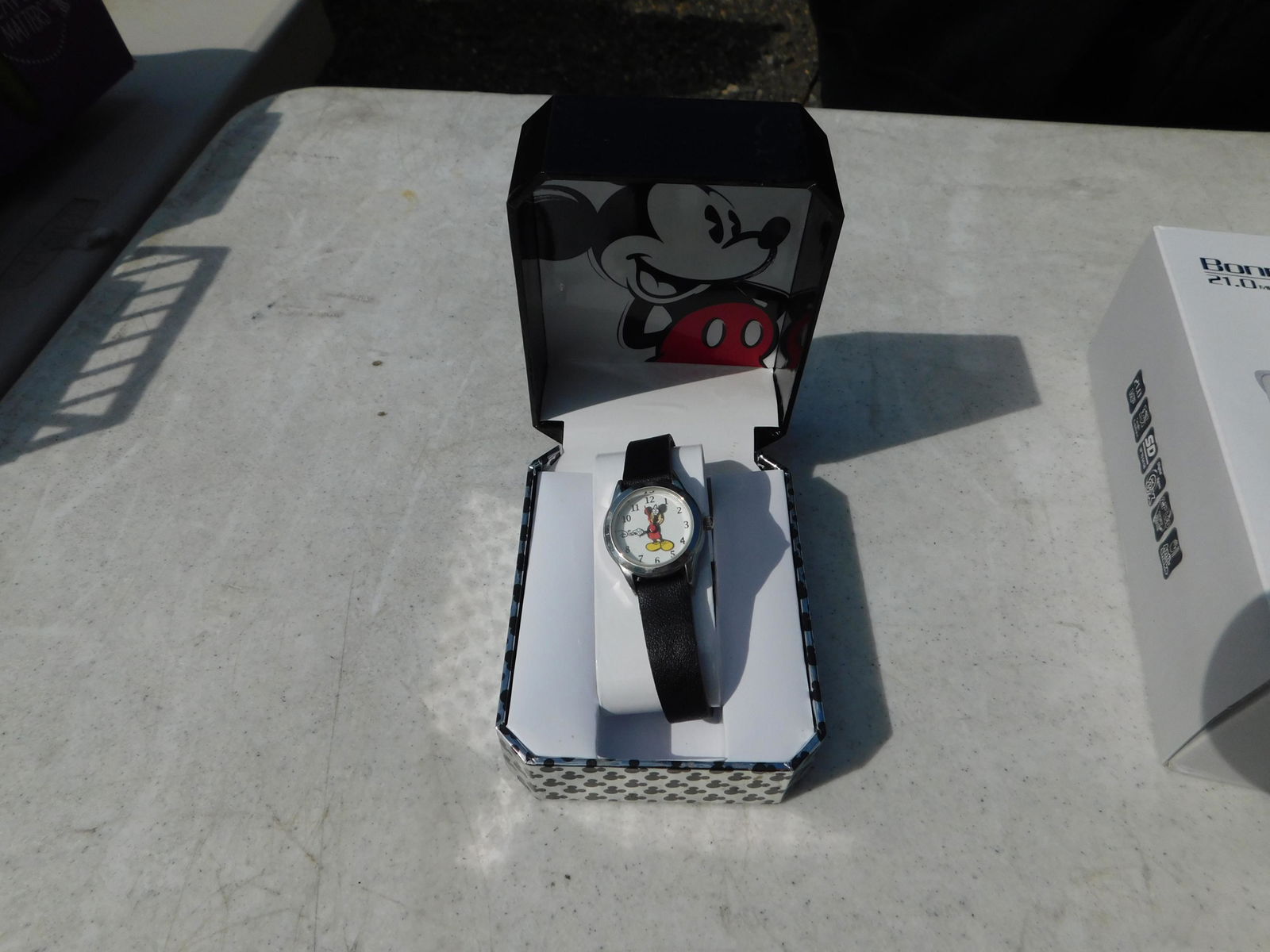 Disney Mickey Mouse Watch: Disney Mickey Mouse Watch. You are bidding at a live sale. Please read the terms and conditions. This sale will be broadcast live on sale day with full descriptions of each lot being sold, as well as