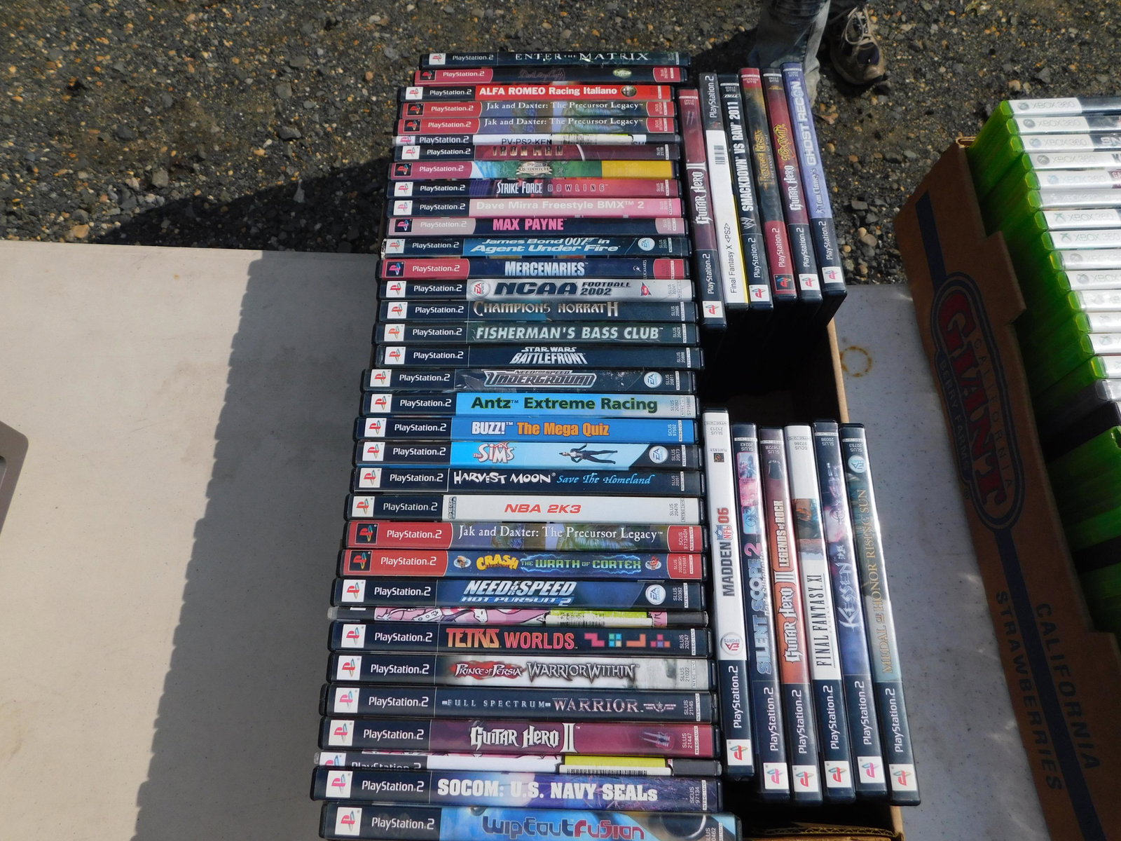 Box Lot of PS2 Games (1 of 1)