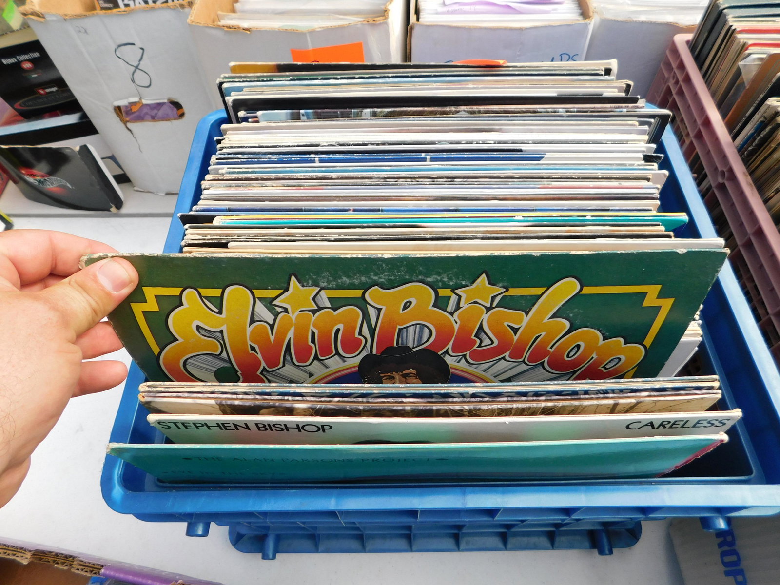 Milk Crate of Records (1 of 1)
