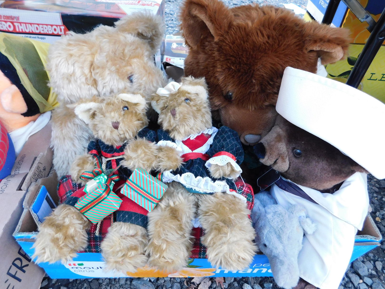 Box Lot of Bears: Box Lot of Bears. You are bidding at a live sale. Please read the terms and conditions. This sale will be broadcast live on sale day with full descriptions of each lot being sold, as well as video fee