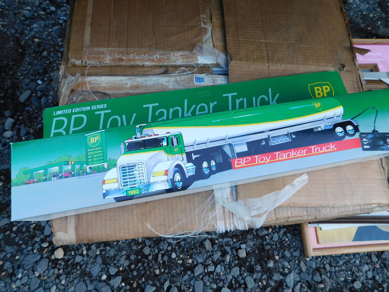 Case of BP Toy Tanker Trucks: Case of BP Toy Tanker Trucks. You are bidding at a live sale. Please read the terms and conditions. This sale will be broadcast live on sale day with full descriptions of each lot being sold, as well