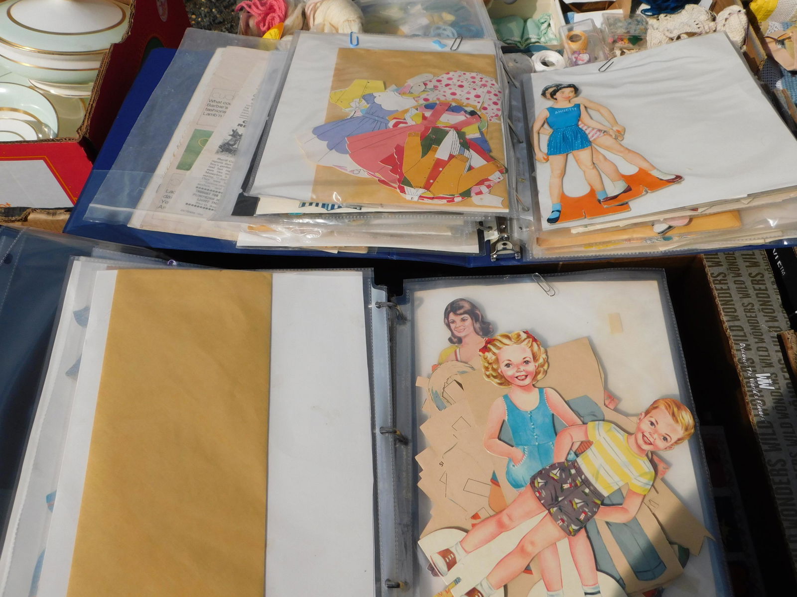 Large Lot of Vintage Paper Dolls: Large Lot of Vintage Paper Dolls. You are bidding at a live sale. Please read the terms and conditions. This sale will be broadcast live on sale day with full descriptions of each lot being sold, as w