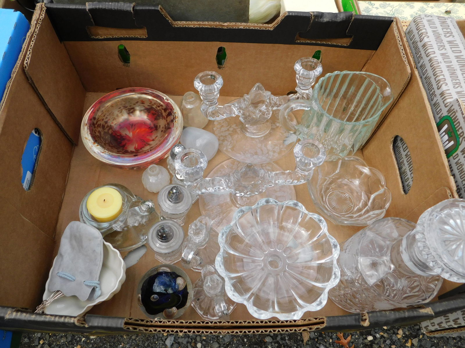 Lot of Crystal: Lot of Crystal. You are bidding at a live sale. Please read the terms and conditions. This sale will be broadcast live on sale day with full descriptions of each lot being sold, as well as video feed