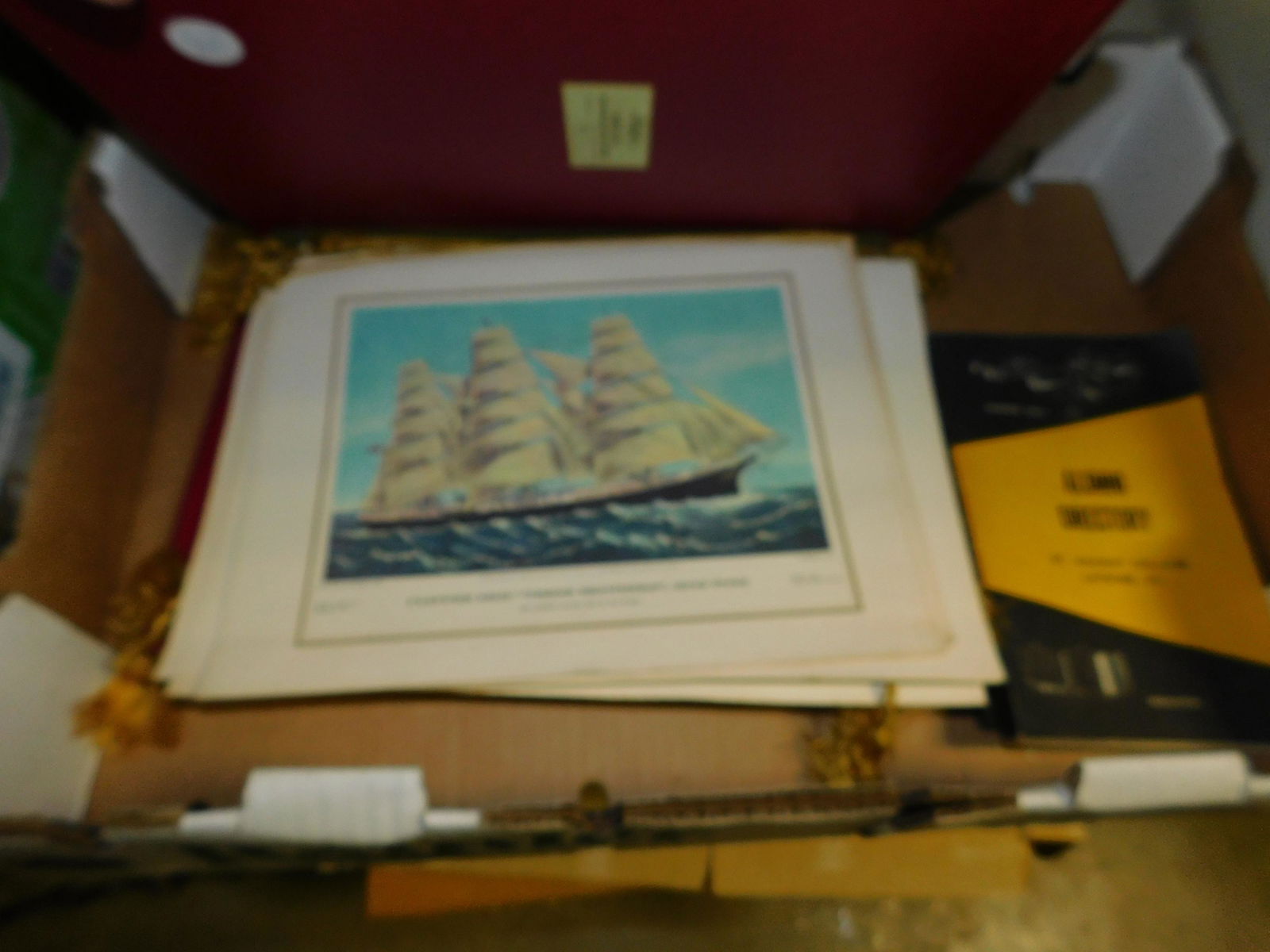 Lot of Ship Prints: Lot of Ship Prints. You are bidding at a live sale. Please read the terms and conditions. This sale will be broadcast live on sale day with full descriptions of each lot being sold, as well as video f