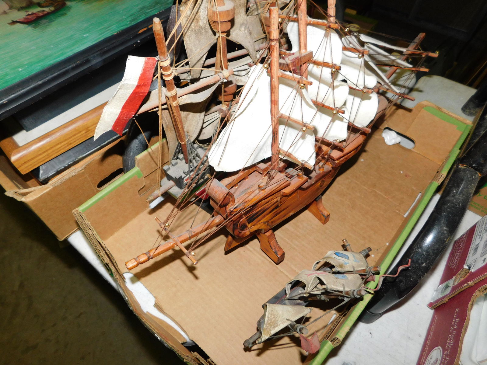 Lot of Ship Models: Lot of Ship Models. You are bidding at a live sale. Please read the terms and conditions. This sale will be broadcast live on sale day with full descriptions of each lot being sold, as well as video f