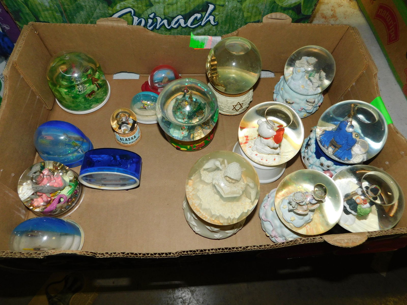 Lot of Snow Globes: Lot of Snow Globes. You are bidding at a live sale. Please read the terms and conditions. This sale will be broadcast live on sale day with full descriptions of each lot being sold, as well as video f
