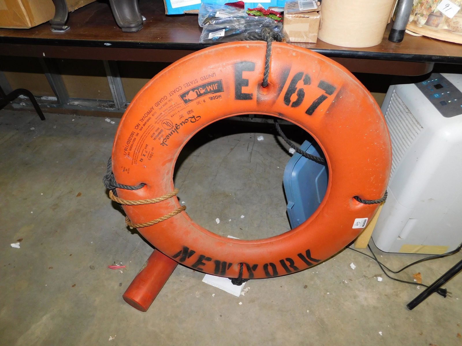 New York Life Preserver: New York Life Preserver. You are bidding at a live sale. Please read the terms and conditions. This sale will be broadcast live on sale day with full descriptions of each lot being sold, as well as vi