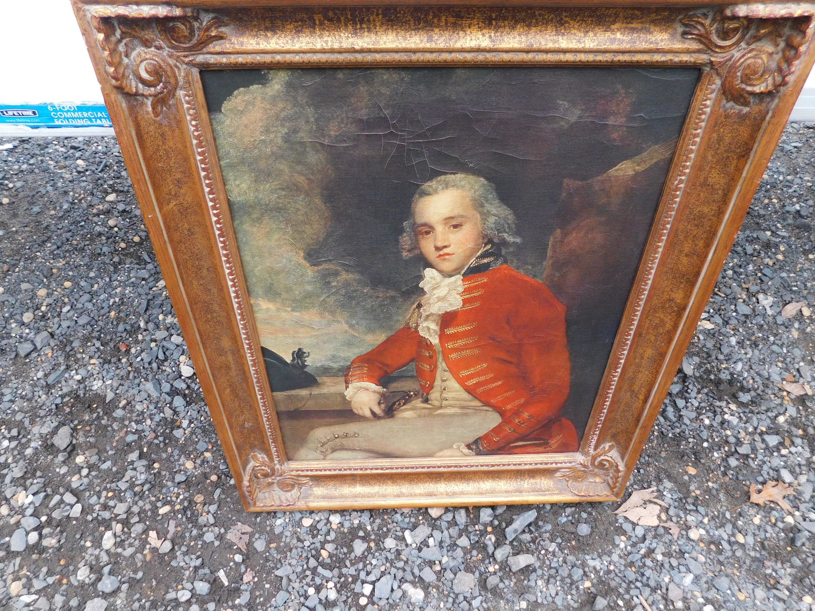 Large Print on Canvas: Large Print on Canvas. You are bidding at a live sale. Please read the terms and conditions. This sale will be broadcast live on sale day with full descriptions of each lot being sold, as well as vide