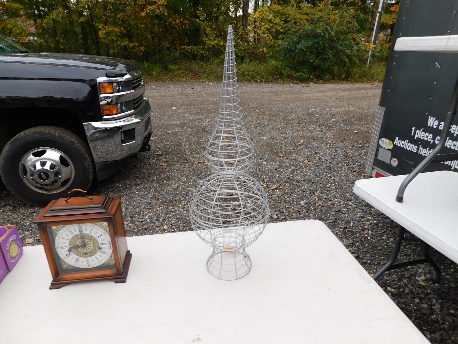 Outdoor Finial: Outdoor Finial. You are bidding at a live sale. Please read the terms and conditions. This sale will be broadcast live on sale day with full descriptions of each lot being sold, as well as video feed