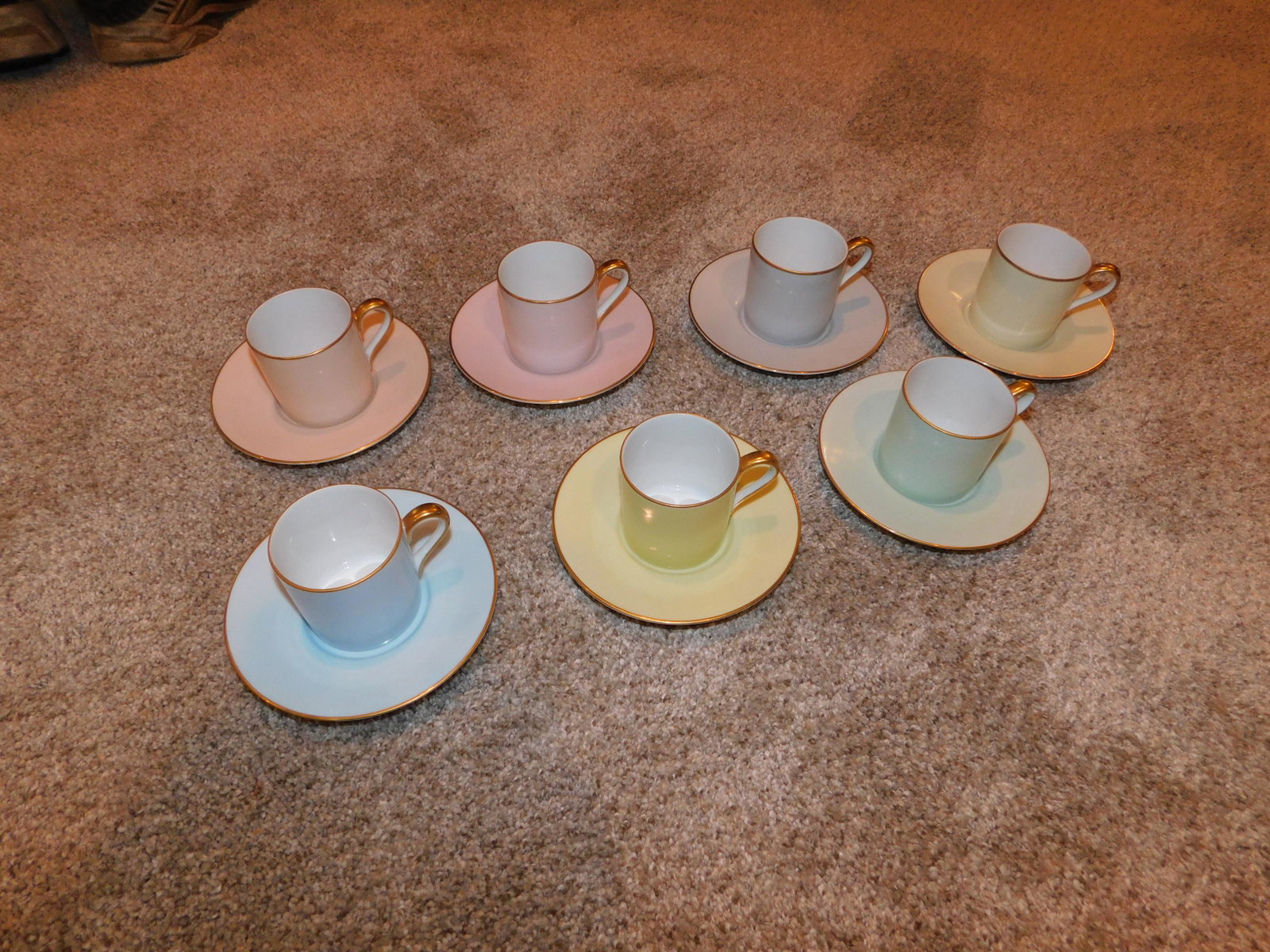 Noritake Cups and Saucers - Set of 7: Set of 7 Noritake Cups and Saucers. You are bidding at a live sale, please read the terms and conditions. We are offering contact-less pick ups at our South Brunswick location by APPOINTMENT ONLY on t