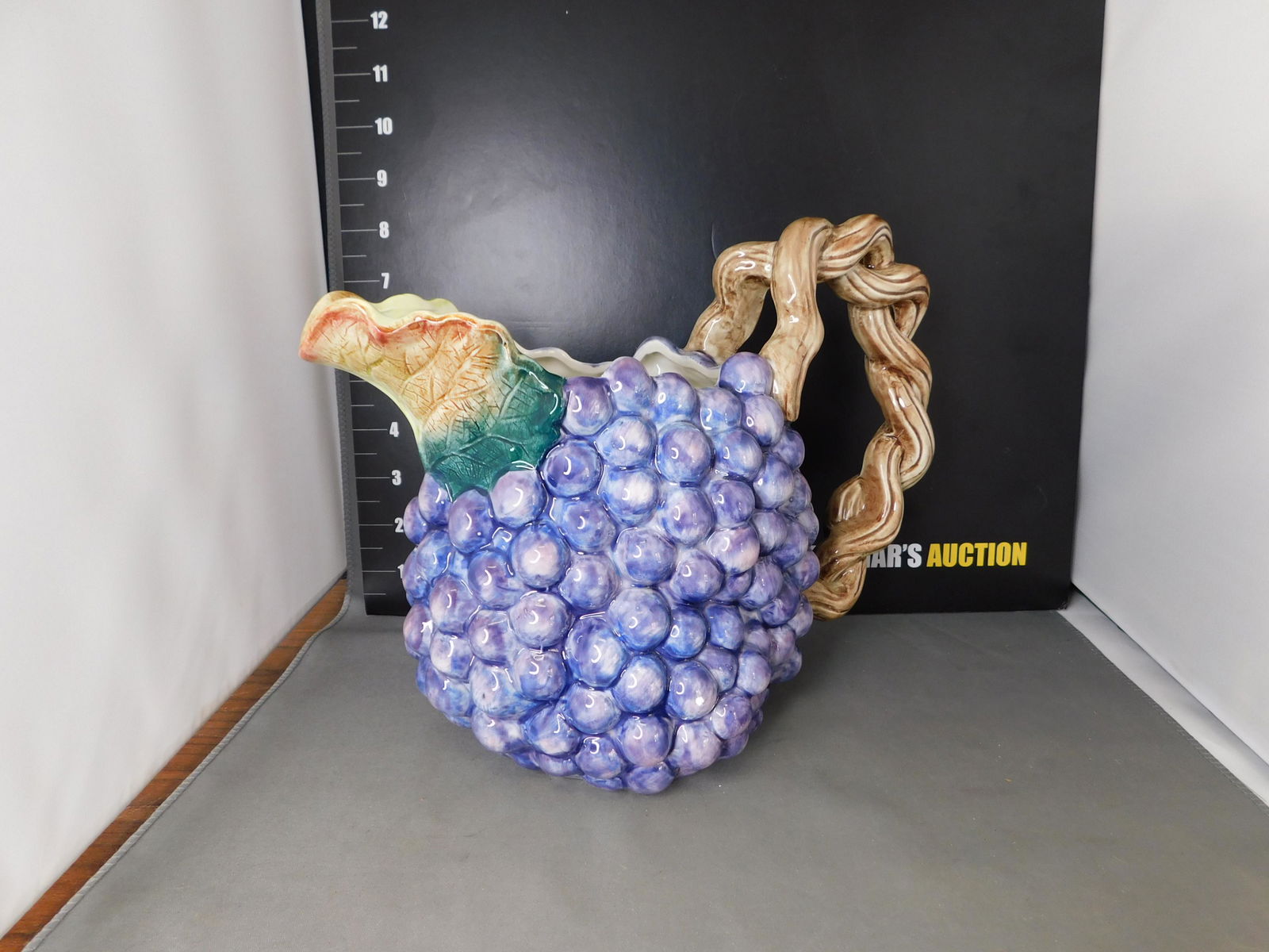 Fitz & Floyd Grapes Pitcher (1 of 3)