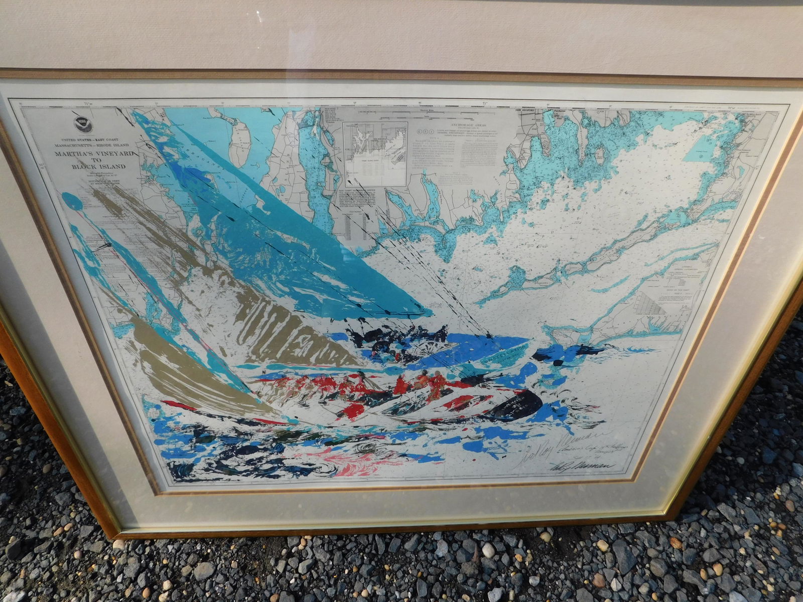 Leroy Neiman Serigraph "America's Cup" (1 of 3)