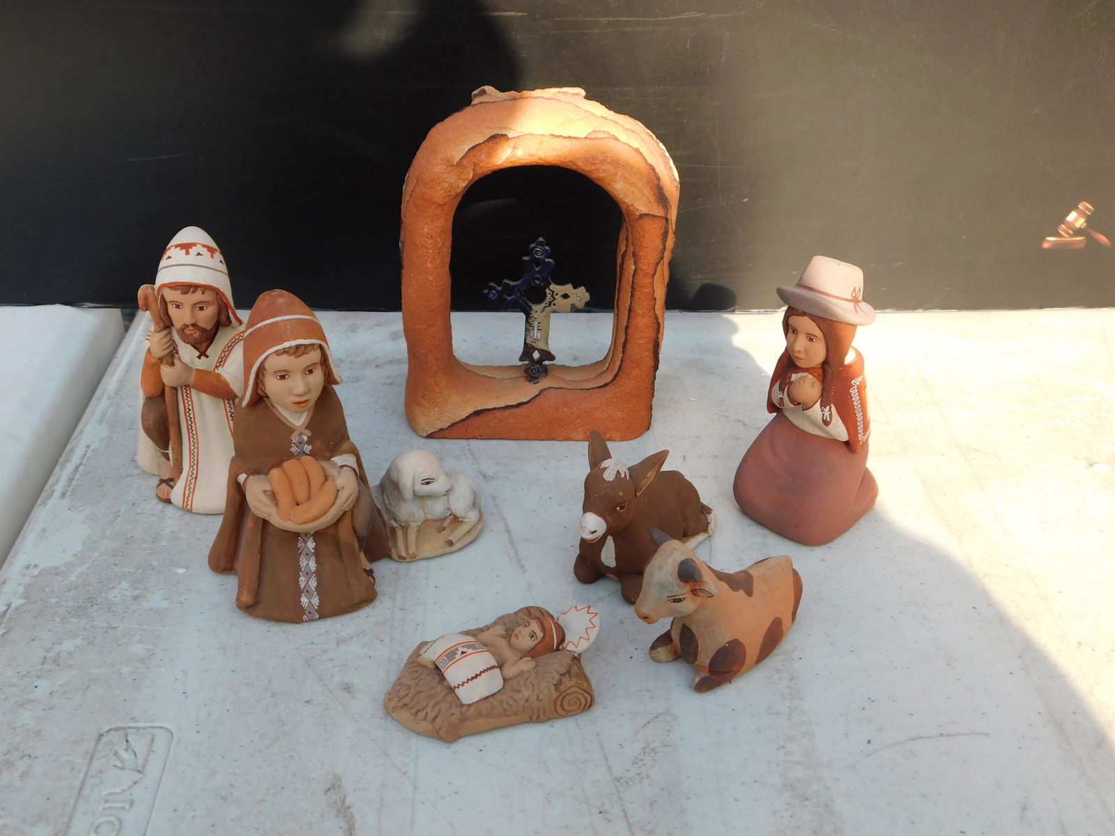 Clay Nativity Set - 7 Pieces (1 of 2)
