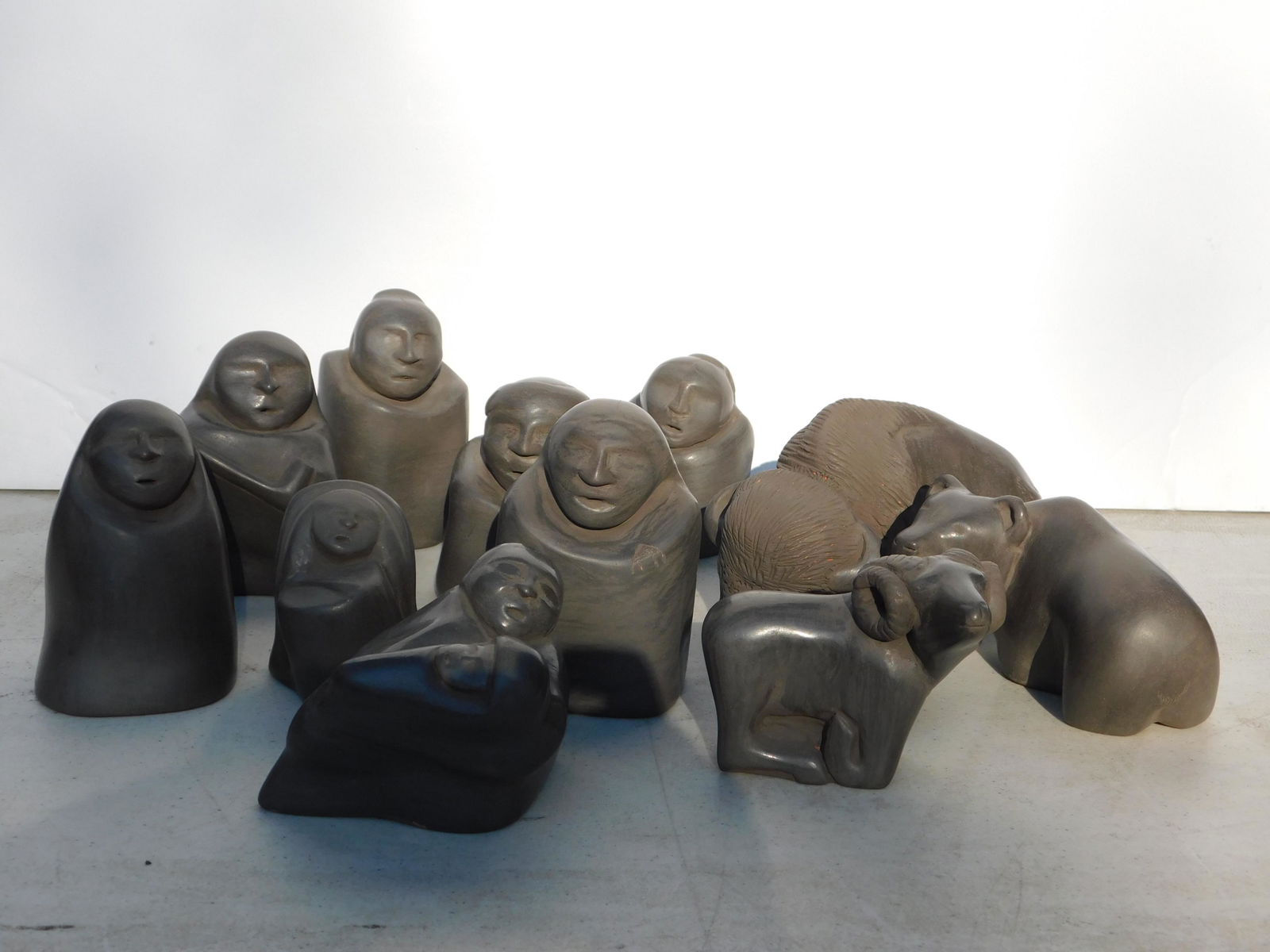 Red Clay Nativity Set - 11 Pieces (1 of 4)